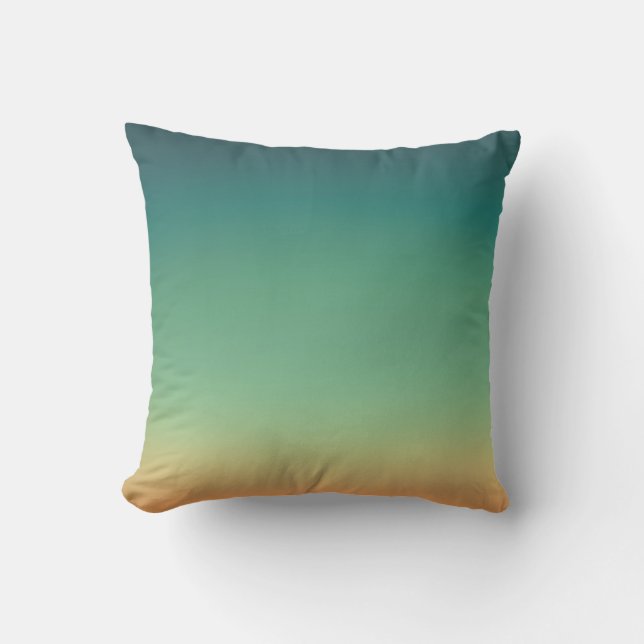 Watercolor Bright Colourful Ombré Cushion (Front)