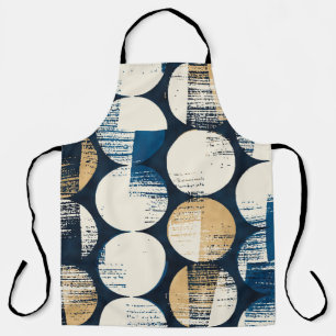 Watercolor Broken Dots, Dyed Effect. Apron