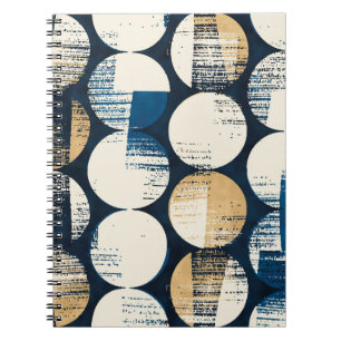 Watercolor Broken Dots, Dyed Effect. Notebook