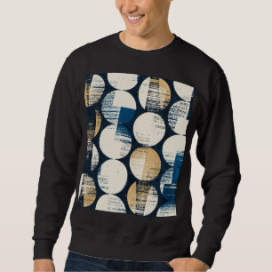 Watercolor Broken Dots, Dyed Effect. Sweatshirt