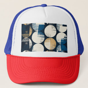 Watercolor Broken Dots, Dyed Effect. Trucker Hat