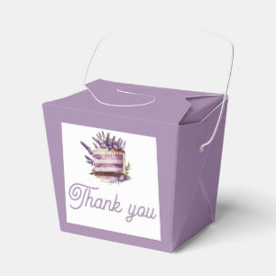 Watercolor Brunch Birthday Thank you Favour Box