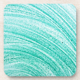 watercolor brush curved line texture coaster