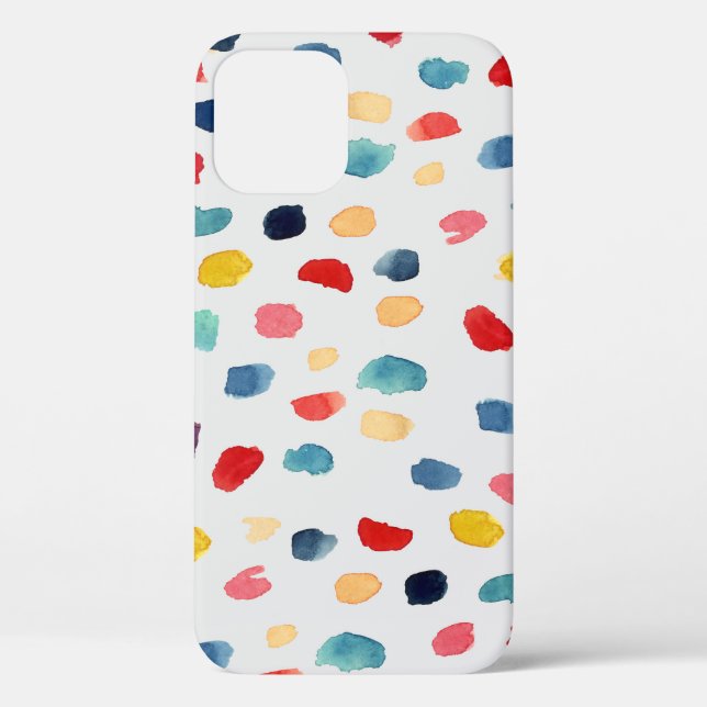 Watercolor Brush Strokes: Abstract Seamless. Case-Mate iPhone Case (Back)