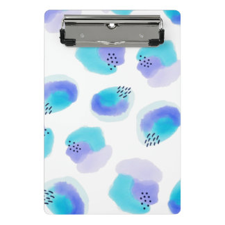 Watercolor Brushstrokes Mini Clipboard