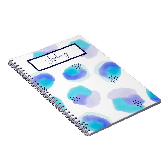 Watercolor Brushstrokes Notebook (Right Side)