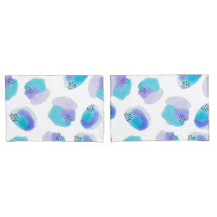 Watercolor Brushstrokes Pillow Case