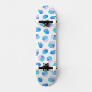 Watercolor Brushstrokes Skateboard