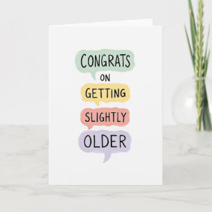 Watercolor Bubble Birthday Card