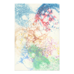 Watercolor bubble print