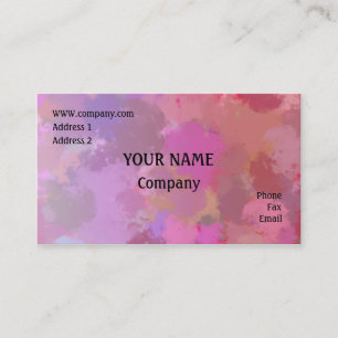 Watercolor Business Card