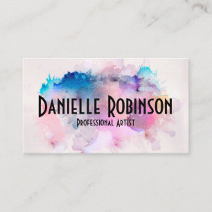 Watercolor Business Card