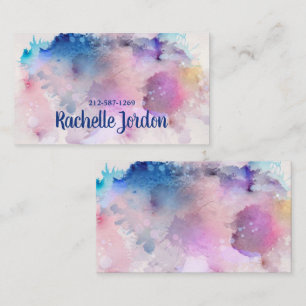 Watercolor Business Card
