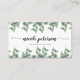 Watercolor Business Cards