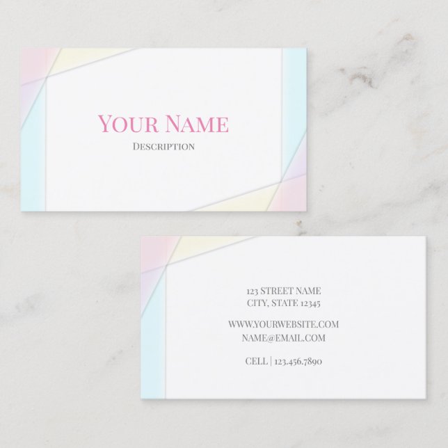 Watercolor - Business Cards (Front/Back)