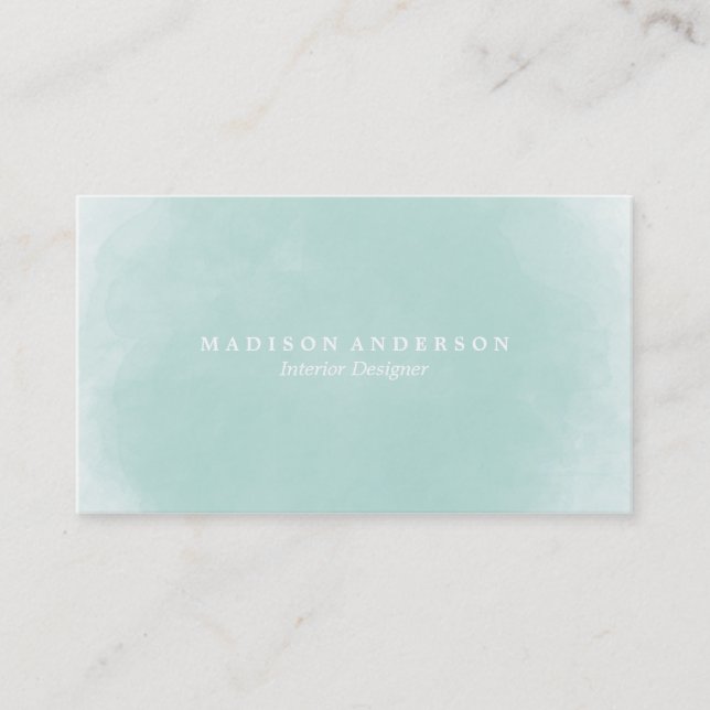 Watercolor | Business Cards (Front)