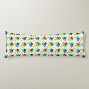 Watercolor Butterflies Body Pillow