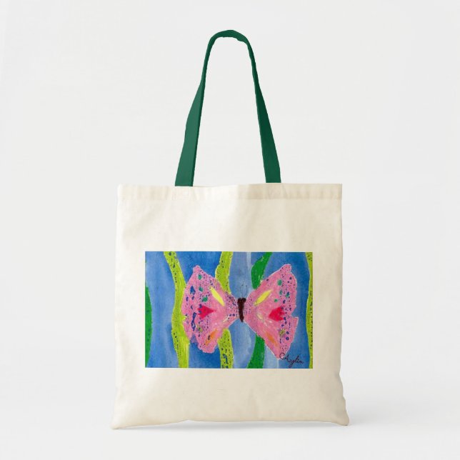 Watercolor Butterfly - Bag (Front)