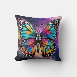Watercolor Butterfly Cushion