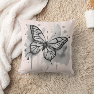 Watercolor Butterfly Cushion
