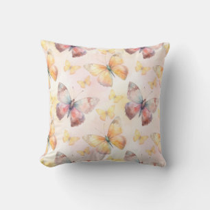 Watercolor Butterfly Whimsy Cushion