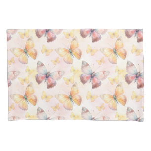 Watercolor Butterfly Whimsy Pillowcase