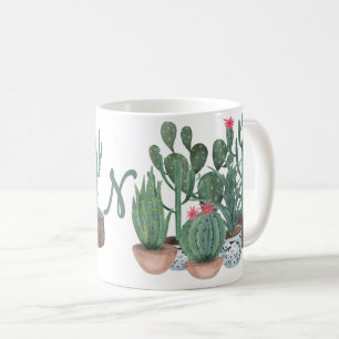 Watercolor cacti. mug
