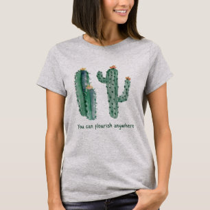 Watercolor Cacti Shapes T-Shirt