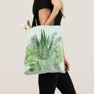 Watercolor Cacti  Tote Bag
