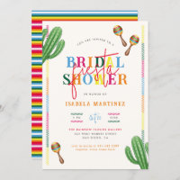 Watercolor Cactus Mexican Fiesta Bridal Shower