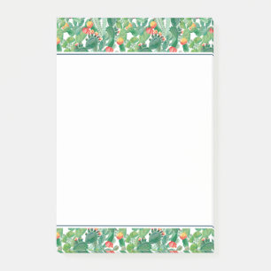 Watercolor Cactus Pattern Post-it Notes