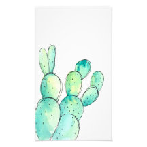 Watercolor Cactus