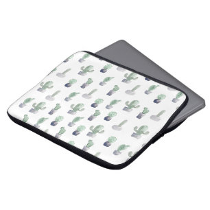 Watercolor Cactus Plants Laptop Sleeve