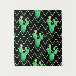 Watercolor Cactus Tapestry