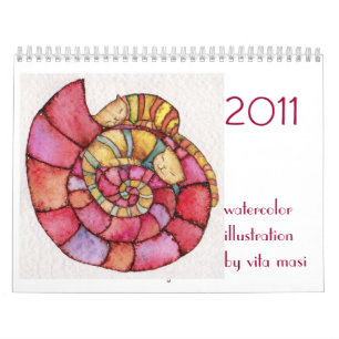 watercolor calendar