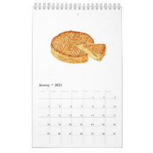 Watercolor Calendar 2021