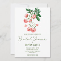 Watercolor Camellia Flower | Bridal Shower