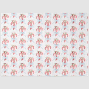 Watercolor Candy Candy with Bow, Christmas  Tissue Paper