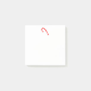 Watercolor Candy Cane Post-it Notes