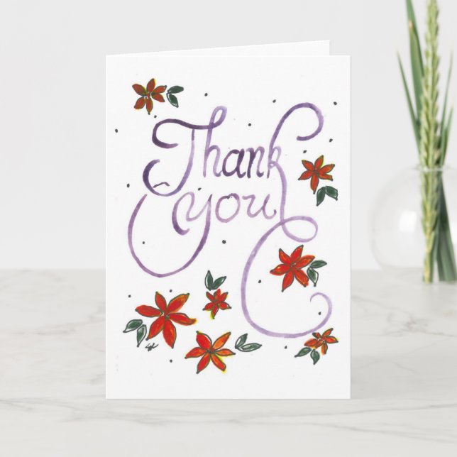 Watercolor Card (Front)