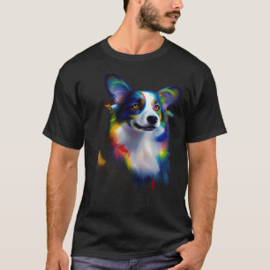 Watercolor Cardigan Welsh Corgi Dog Men Women Kids T-Shirt