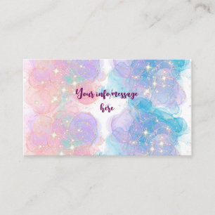 Watercolor Caticorn Meow-Gical Birthday Enclosure Card