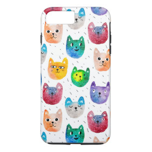 Watercolor cats and friends iPhone 8 plus/7 plus case