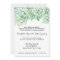 watercolor celadon succulent wedding invitations