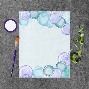 Watercolor Celebration Scrapbook Paper