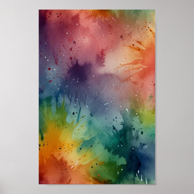 Watercolor Charm Art  Poster (Front)