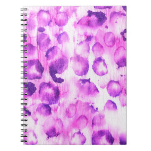 Watercolor Cheetah: Light Animal Print. Notebook