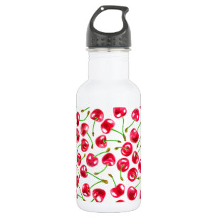 Watercolor cherries pattern 532 ml water bottle