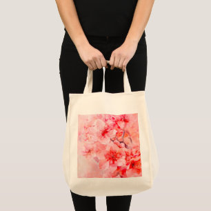 Watercolor Cherry Blossom Bliss Tote Bag