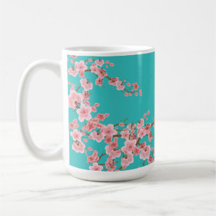 Watercolor Cherry Blossom Coffee Mug